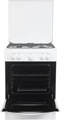 Плита Газовая Gefest ПГ 6100-02 0309 белый (металлическая крышка) реш.чугун