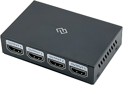 Сплиттер аудио-видео Digma DHSP-v1.4x4 HDMI (f)/4xHDMI (f) черный
