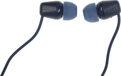 Гарнитура внутриканальные Sony WI-C100 синий беспроводные bluetooth шейный обод (WI-C100/LZ)