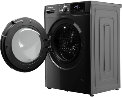 Стиральная машина Hyundai WFD9403 класс: B загр.фронтальная макс.:10кг (с сушкой) темно-серый инвертер