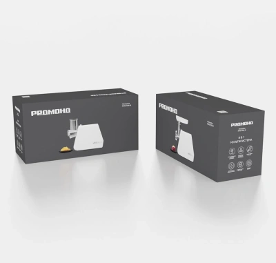 Мясорубка Редмонд RMG-1216-8 1800Вт белый/серебристый