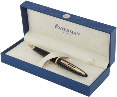 Ручка шариков. Waterman Carene (CWS0700380) Black GT M син. черн. подар.кор.