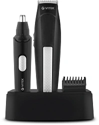 Триммер Vitek Euphoria VT-2550 черный (насадок в компл:3шт)