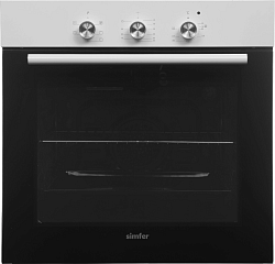 Духовой шкаф Электрический Simfer B6EW16011 белый/черный