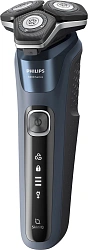 Бритва роторная Philips S5885/10 реж.эл.:3 питан.:аккум. темно-синий