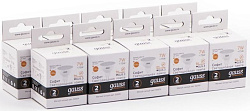 Лампа светодиодная Gauss Elementary MR16 7Вт цок.:GU5.3 спот 220B св.свеч.бел.теп. MR16 (упак.:10шт) (13517)
