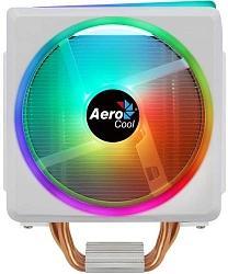 Устройство охлаждения(кулер) Aerocool Cylon 4F ARGB Soc-AM5/AM4/1200/1700/1851 белый 4-pin 14-26dB Al+Cu 145W 550gr Ret (CYLON 4F WH ARGB PWM 4P)