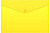 Конверт на кнопке Бюрократ -PK804A5NYEL A5 непрозрачный пластик 0.18мм желтый