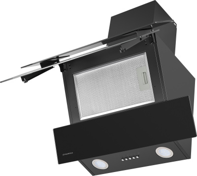 Вытяжка каминная Maunfeld Cascada Push 60 черный управление: кнопочное (1 мотор)