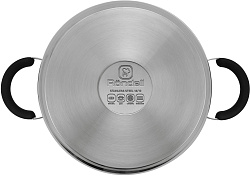Кастрюля Rondell Brando RDS-1805 5.1л. d=24см (с крышкой) стальной
