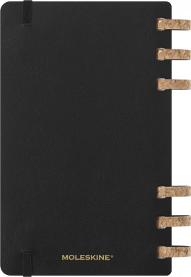 Еженедельник Moleskine ACADEMIC SPIRAL DSSPB12AMWH3 Large 150х210мм 200стр. кремовые страницы спираль черный