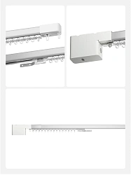 Умный карниз Yandex YNDX-00592 выдвижение гориз. белый