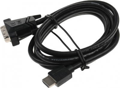 Кабель Hama H-200715 DVI (m) HDMI (m) 1.5м (00200715) черный