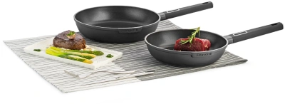 Сковорода ВОК (WOK) Rondell Craft RDA-1893 круглая 28см покрытие: TriTitan ручка несъемная (с крышкой) черный