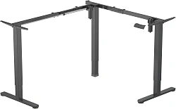 Подстолье Cactus CS-EDXLF-BK черный каркас черный 140x120x60см