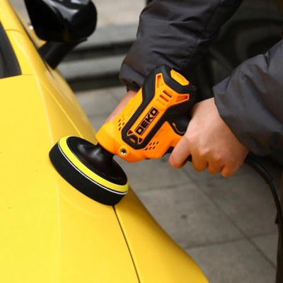 Полировальная машина Deko PDK-1100 1100Вт 3000об/мин рез.шпин.:M14 d=125мм (085-1063)