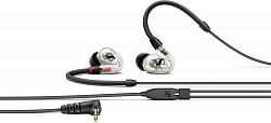 Наушники вкладыши Sennheiser IE 100 PRO 1.3м прозрачный/черный проводные в ушной раковине (508941)