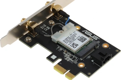 Сетевой адаптер Wi-Fi + Bluetooth Asus PCE-AX1800 AX1800 PCI Express (ант.внеш.съем) 2ант.