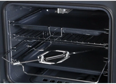 Духовой шкаф Газовый MBS DG-602WH стекло белое/черный