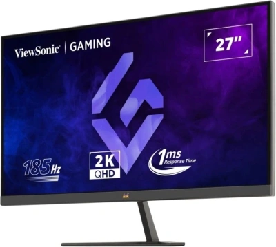 Монитор ViewSonic 27" VX2758A-2K-PRO черный IPS LED 16:9 HDMI матовая 1000:1 250cd 170гр/160гр 2560x1440 185Hz FreeSync DP Quad HD 2K (1440p) 4.9кг