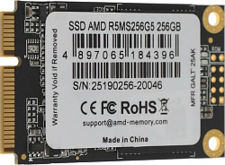 Накопитель SSD AMD SATA 256GB R5MS256G5 Radeon R5 mSATA