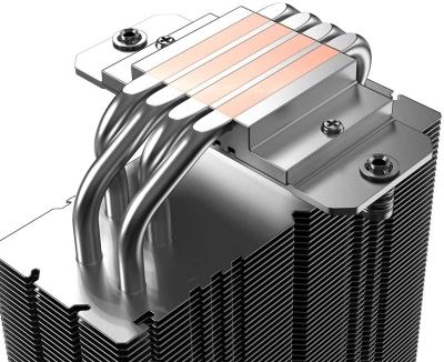 Устройство охлаждения(кулер) ID-Cooling FROZN A410 SE ARGB Soc-AM5/AM4/1200/1700/1851 серебристый/черный 4-pin 16-27.2dB Al+Cu 180W 720gr Ret (FROZN A410 SE ARGB)