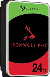 Жесткий диск Seagate SATA-III 24TB ST24000NT002 NAS Ironwolf Pro 512E (7200rpm) 512Mb 3.5" Rtl