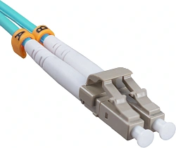 Патч-корд Cabeus FOP-50-LC-SC-10M 2x50/125 OM3 LC дуплекс UPC-SC дуплекс UPC 10м LSZH бирюзовый