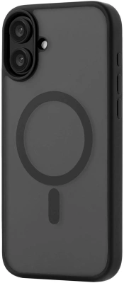 Чехол (клип-кейс) uBear для Apple iPhone 16 Plus Cloud with MagSafe черный (CS433BL67MT-I24M)