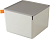 Короб для хранения Deli XDM13grey 1отд. 212x212x153мм серый/серый пластик