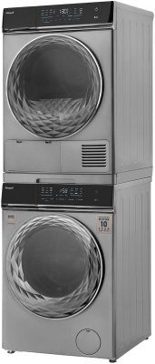 Сушильная машина Weissgauff WD 879 Diamond Heat Pump кл.энер.:A++ макс.загр.:8кг серебристый (430998)