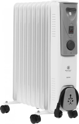 Радиатор масляный Royal Clima Siena ROR-S9-2000M 2000Вт белый/серый