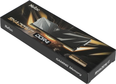 Память DDR4 8GB 2666MHz Netac NTSWD4P26SP-08K Shadow II RTL Gaming PC4-21300 CL19 DIMM 288-pin 1.2В с радиатором Ret