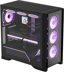Корпус Formula Air Power G8 черный без БП ATX 8x120mm 6x140mm 2xUSB3.0 audio bott PSU