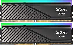 Память DDR5 2x16GB 6400MHz A-Data AX5U6400C3216G-DTLABRBK XPG Lancer Blade RGB RTL Gaming PC5-51200 CL32 DIMM ECC 288-pin 1.4В kit dual rank с радиатором Ret