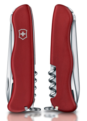 Нож перочинный Victorinox Cheese Master W (0.8313.W) 111мм 8функц. красный карт.коробка