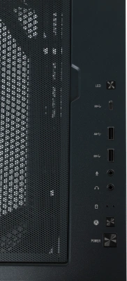 Корпус MSI MAG VAMPIRIC 300R синий/черный без БП E-ATX 6x120mm 5x140mm 2xUSB3.0 audio bott PSU