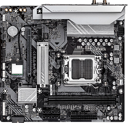 Материнская плата Gigabyte B650M GAMING WIFI6E SocketAM5 AMD B650 2xDDR5 mATX AC`97 8ch(7.1) 2.5Gg RAID+VGA+HDMI