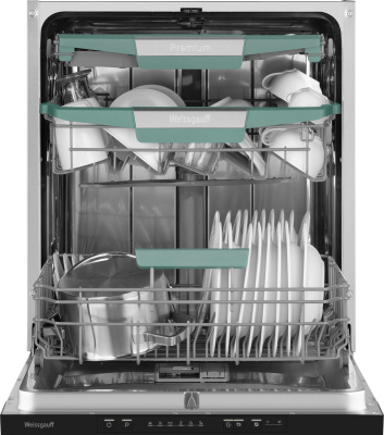 Посудомоечная машина встраив. Weissgauff BDW 6136 D Inverter AutoOpen Infolight 2100Вт полноразмерная инвертер