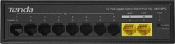 Коммутатор Tenda SG110PC (L2) 10x1Гбит/с 8PoE 95W неуправляемый