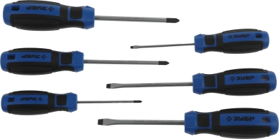 Набор отверток Зубр 25239 в компл.:6 предметов
