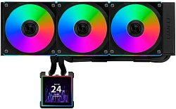 Система водяного охлаждения Lian-Li HydroShift II LCD-S 360CL ARGB Soc-AM5/AM4/1700/1851 черный 4-pin 30dB Al+Cu LCD Ret (G89.GHS2LCDS36CB.R0)