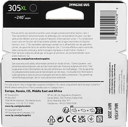 Картридж струйный HP 305XL 3YM62AE черный (240стр.) для HP DeskJet 2320/2710/2720