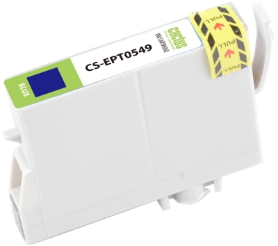 Картридж струйный Cactus CS-EPT0549 T0549 синий (16.2мл) для Epson Stylus Photo R800/R1800