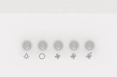 Вытяжка козырьковая Gorenje WHU529EW/M белый управление: кнопочное (1 мотор)