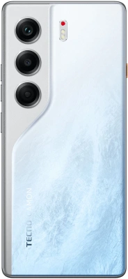 Смартфон Tecno Camon 40 256Gb 12Gb белый моноблок 3G 4G 2Sim 6.78" 1080x2436 Android 15 50Mpix 802.11 a/b/g/n/ac NFC GPS GSM900/1800 GSM1900 Protect FM microSD max1024Gb