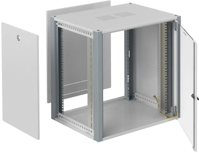 Шкаф коммутационный Sysmatrix (WP 6306.710) настенный 6U 600x350мм пер.дв.стекл 60кг серый 200мм 12.4кг 315мм IP20 металл