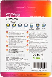 Флеш Диск Silicon Power 16Gb Ultima U03 SP016GBUF2U03V1W USB2.0 белый