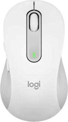 Мышь Logitech M650 L белый оптическая 4000dpi silent беспров. BT/Radio USB 5but (910-006389)