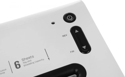 Шредер Deli Touch E9921-EU белый (секр.P-4) фрагменты 6лист. 16лтр. скрепки скобы пл.карты